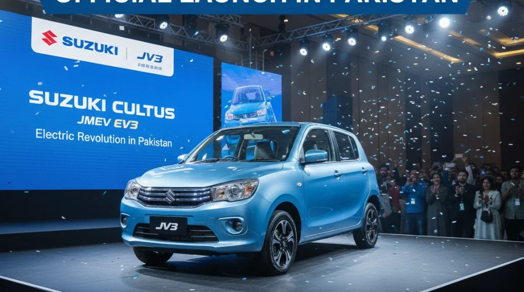 سوزوکی کلٹس JMEV EV3 باضابطہ طور پر پاکستان میں لانچ