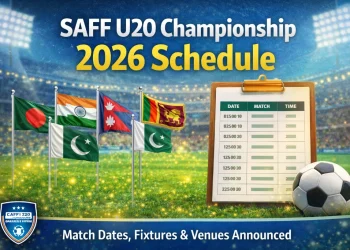 سیف انڈر 20 چیمپئن شپ 2026 کے شیڈول کا اعلان مکمل فکسچرز
