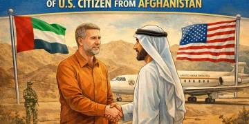 متحدہ عرب امارات کی افغانستان سے امریکی شہری کی انسانی بنیادوں پر رہائی میں ثالثی