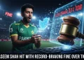 متنازعہ ٹویٹ پر پی سی بی کا سخت ایکشن نسیم شاہ پر ریکارڈ توڑ جرمانہ عائد