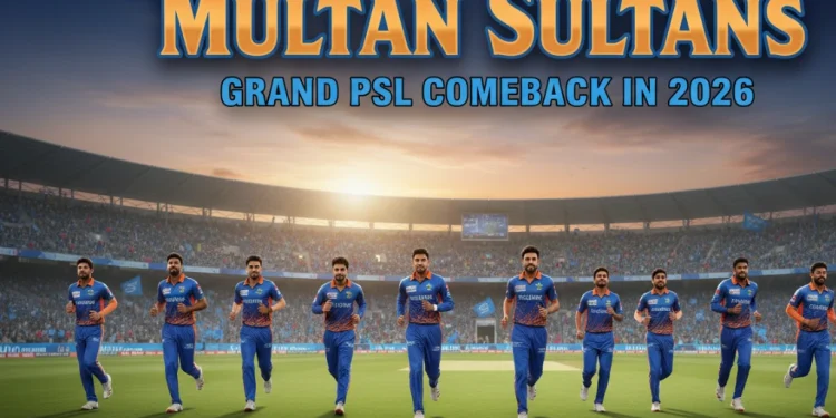 ملتان سلطانز 2026 میں پی ایس ایل میں شاندار واپسی کے لیے تیار