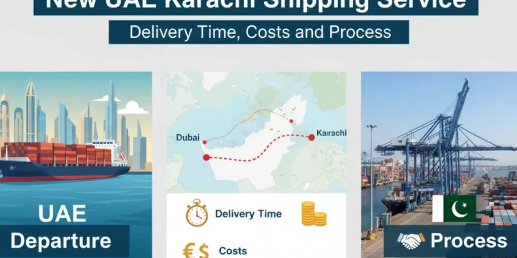 نئی UAE کراچی شپنگ سروس کیسے کام کرتی ہے ترسیل کا وقت، لاگت اور طریقہ کار