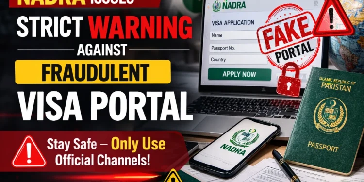 نادرا کی جانب سے جعلی ویزا پورٹل کے خلاف سخت وارننگ جاری