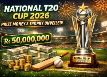 نیشنل ٹی 20 کپ 2026 ٹرافی اور انعامی رقم کی رونمائی