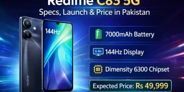 پاکستان میں Realme C83 5G کی قیمت، فیچرز اور لانچ کی تفصیلات