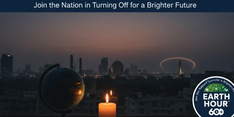 پاکستان میں ارتھ آور 2026 منانے کا فیصلہ غیر ضروری لائٹس بند کرنے کی ہدایت