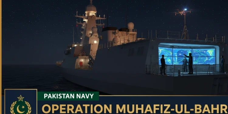 پاکستان نیوی کا بحری تجارتی راستوں کی حفاظت کے لیے 'آپریشن محافظ البحر' کا آغاز