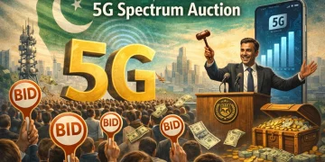 پاکستان نے باضابطہ طور پر 5G سپیکٹرم کی نیلامی کا آغاز کر دیا