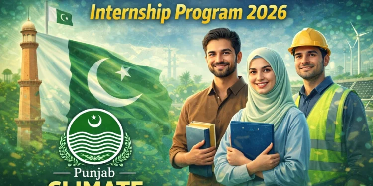 پنجاب کلائمیٹ لیڈرشپ ڈیولپمنٹ انٹرنشپ پروگرام 2026
