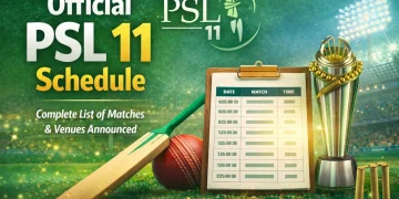 پی ایس ایل 11 آفیشل شیڈول کا اعلان مکمل وینیوز اور ٹائم ٹیبل
