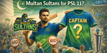 پی ایس ایل 11 کے لیے ملتان سلطانز کا کپتان کسے مقرر کیا گیا ہے؟