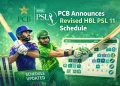 پی سی بی نے ایچ بی ایل پی ایس ایل 11 کے ریوائزڈ شیڈول کا اعلان کر دیا