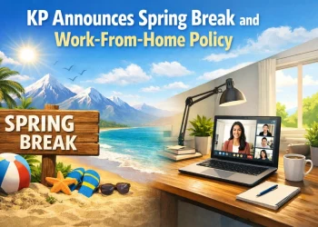کے پی موسم بہار کی چھٹیاں اور جمعہ کے دن گھر سے کام کا اعلان