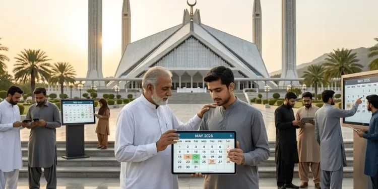 مئی 2026 چھٹیاں 9 دن بریک