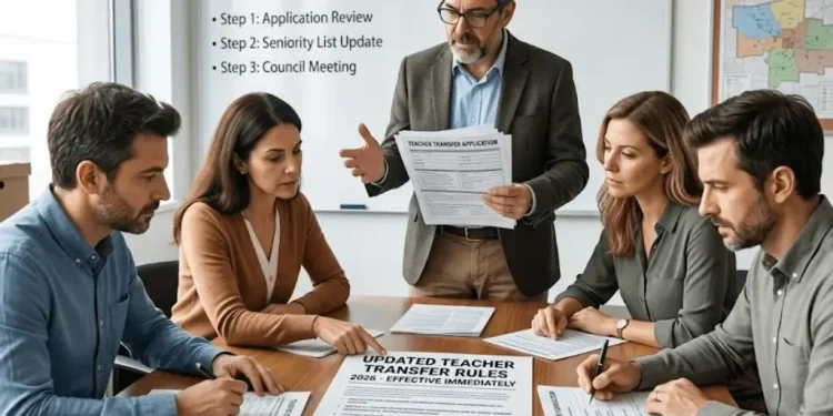 اساتذہ کے تبادلوں کے اپ ڈیٹ شدہ قواعد