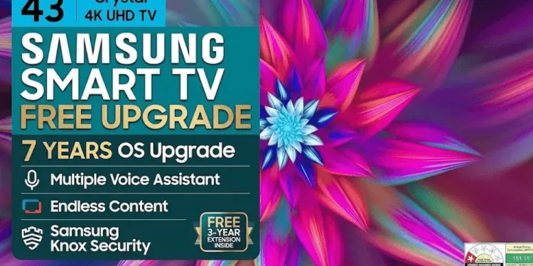 سیمسنگ سمارٹ ٹی وی فری اپ گریڈ