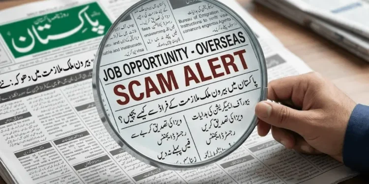 بیرون ملک ملازمت کے فراڈ