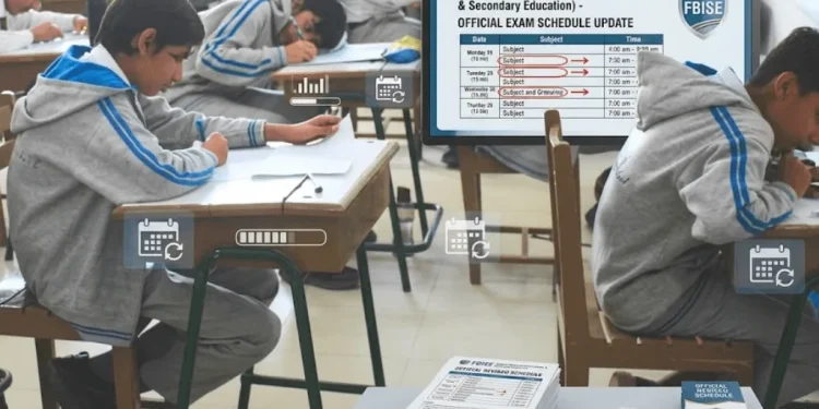 ایف بی آئی ایس ای امتحانات کا شیڈول