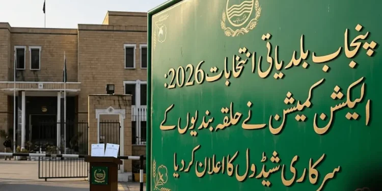 پنجاب بلدیاتی انتخابات 2026 شیڈول