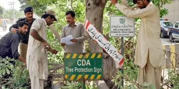 اسلام آباد ہائی کورٹ، درختوں کی کٹائی پر پابندی