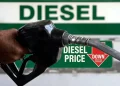 ڈیزل کی قیمت میں کمی