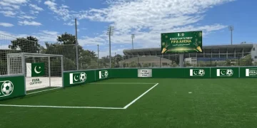 پاکستان میں پہلا فیفا ایرینا پچ