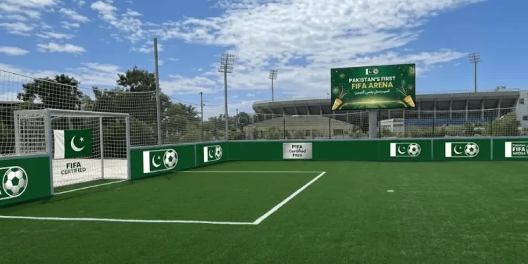 پاکستان میں پہلا فیفا ایرینا پچ