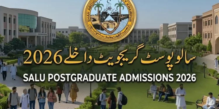 سالو پوسٹ گریجویٹ داخلے 2026