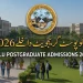 سالو پوسٹ گریجویٹ داخلے 2026