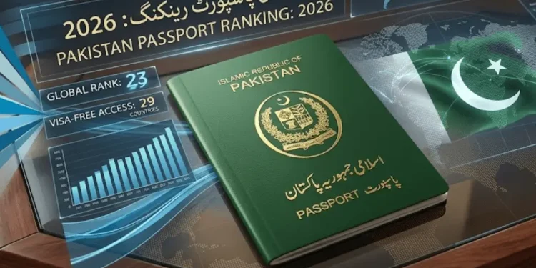 پاکستان پاسپورٹ رینکنگ 2026