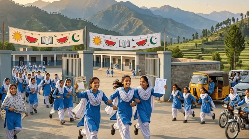 خیبر پختونخوا میں گرمیوں کی چھٹیاں