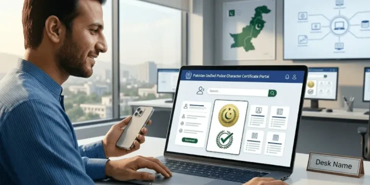 یونیفائیڈ پولیس کریکٹر سرٹیفکیٹ پورٹل