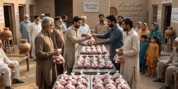 قربانی کے گوشت کی تقسیم