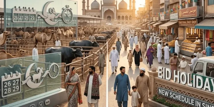سندھ میں عید کی چھٹیوں کا نیا شیڈول
