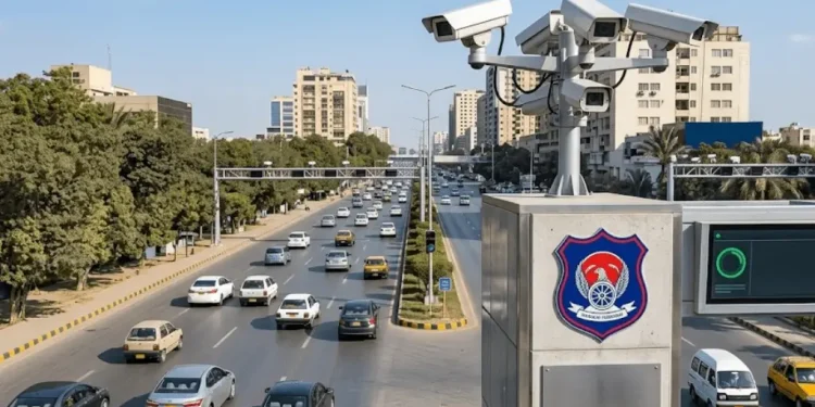 کراچی ٹریفک ای چالان