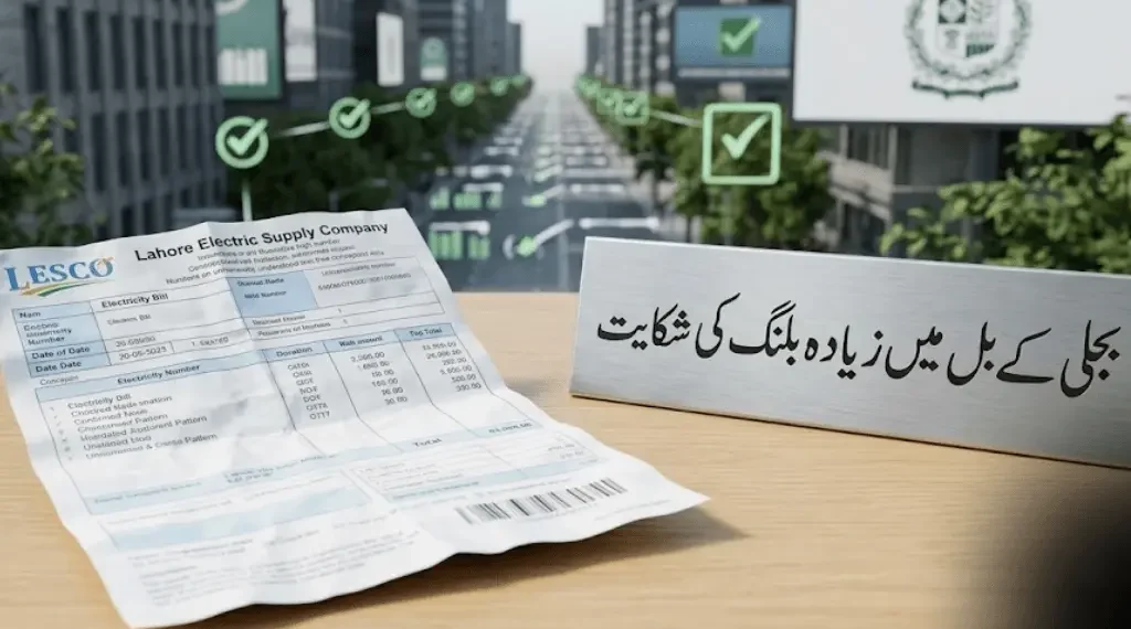 بجلی بل اوور بلنگ شکایت