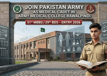 میڈیکل کیڈٹ انٹری 2026