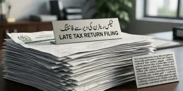 لیٹ ٹیکس ریٹرن فائلنگ
