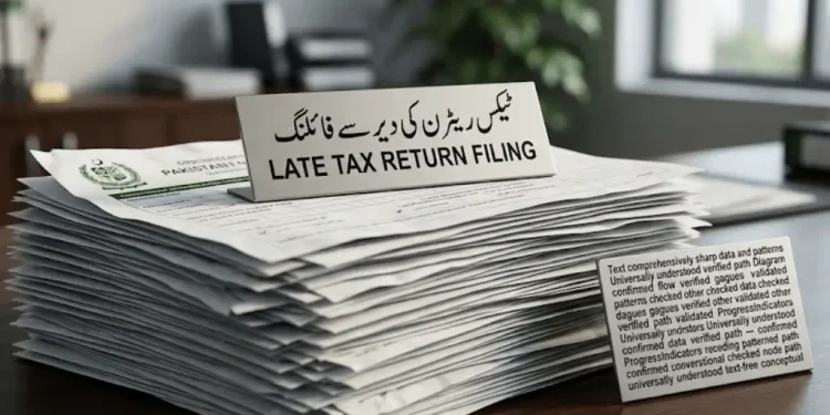 لیٹ ٹیکس ریٹرن فائلنگ