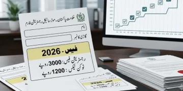 بائیک رجسٹریشن فیس 2026
