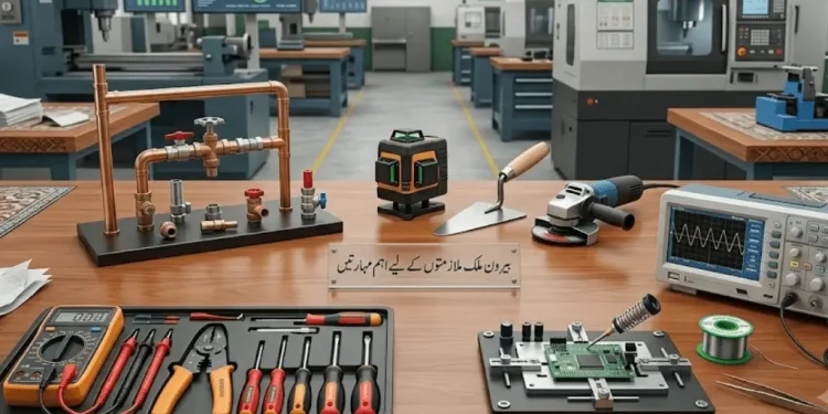 بیرون ملک نوکریوں کے لیے مہارتیں