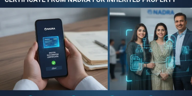 وراثتی جائیداد کے لیے نادرا (NADRA) سے ڈیجیٹل جانشینی سرٹیفکیٹ حاصل کرنے کا طریقہ مکمل گائیڈ