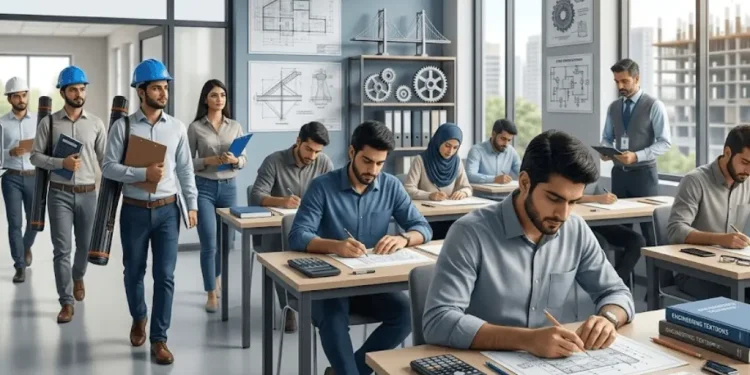 پی ای سی پروفیشنل انجینئر امتحانی شیڈول