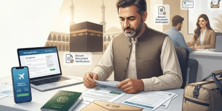 عمرہ ویزا میل واؤچر