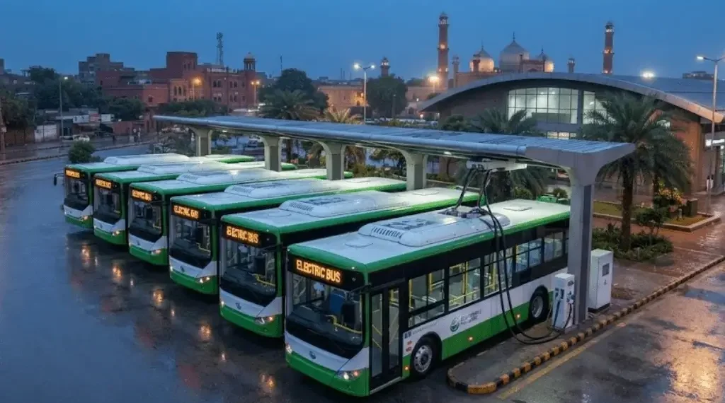 پنجاب میں الیکٹرک بسیں 14 اضلاع