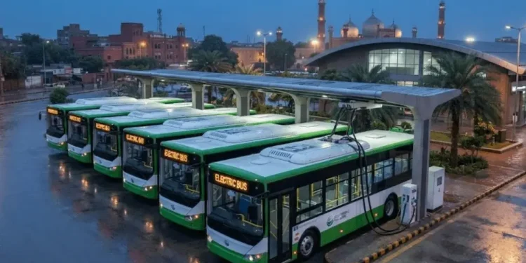 پنجاب میں الیکٹرک بسیں 14 اضلاع