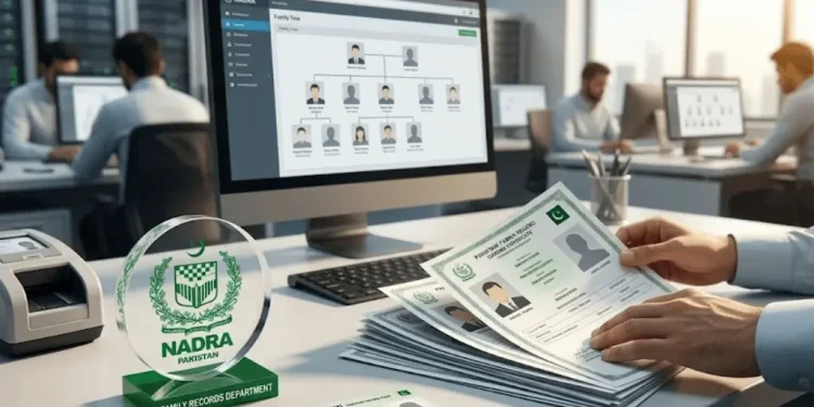 نادرا فیملی ریکارڈ