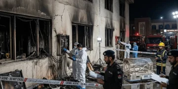 پمز اسپتال آتشزدگی تحقیقات