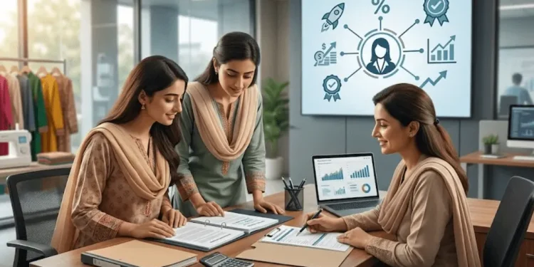 یوتھ لون اسکیم میں خواتین کا حصہ