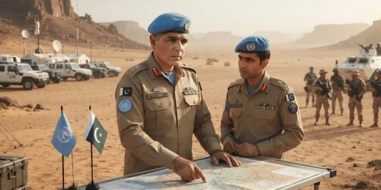 ویسٹرن صحارا میں پاک فوج کی کمان